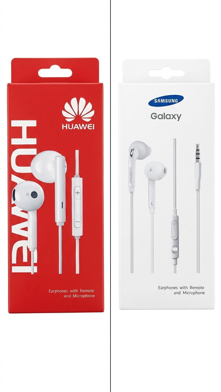Audifonos Huawei y Samsung Cable
