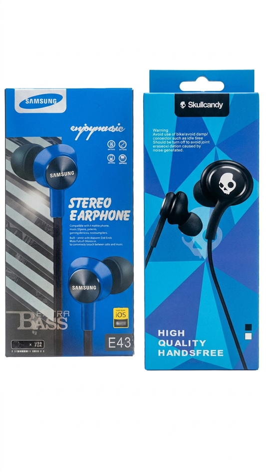 Audifonos Samsung y SkullCandy